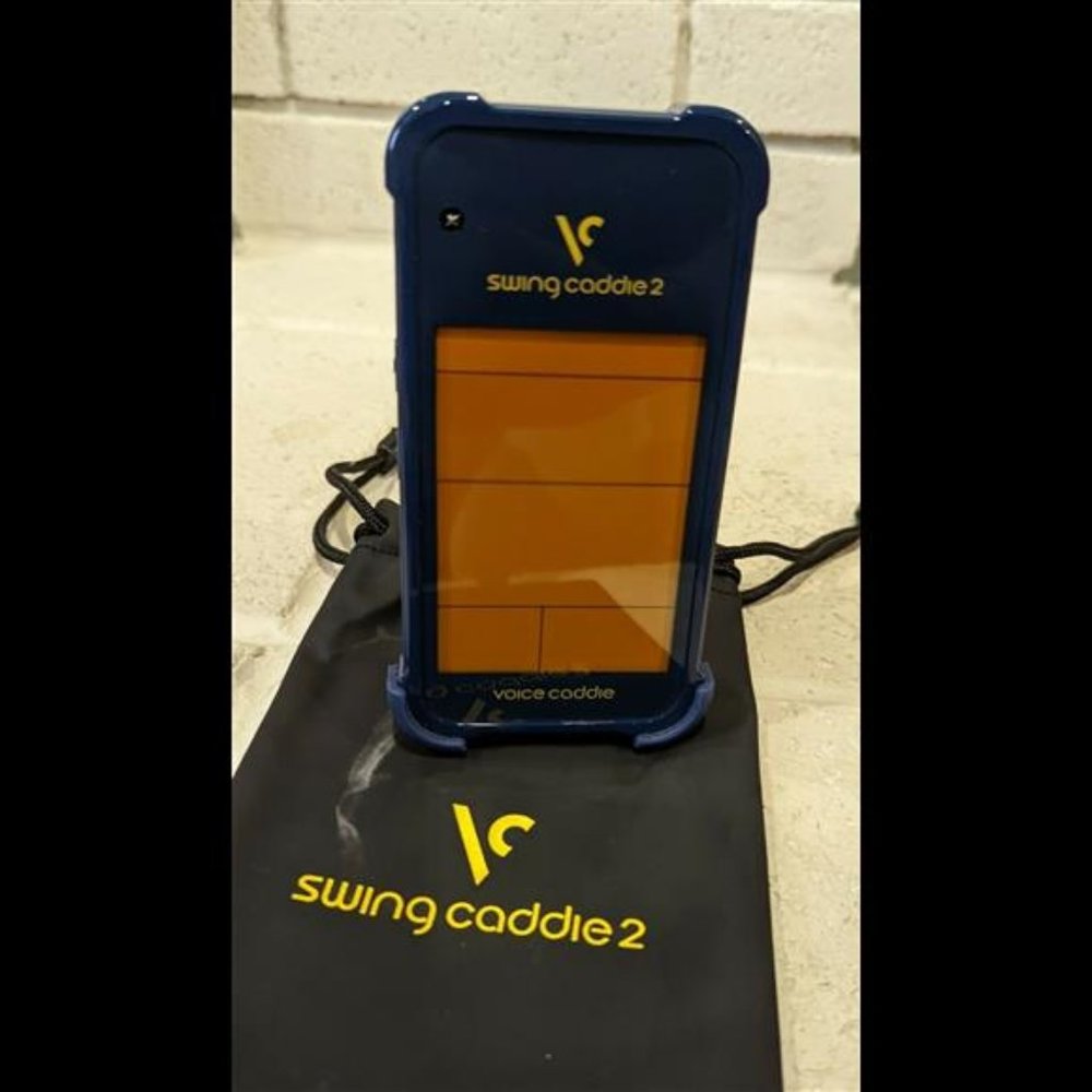 Voice Caddie SC 200 Portable Golf Launch Monitor with Audible Output, Blue